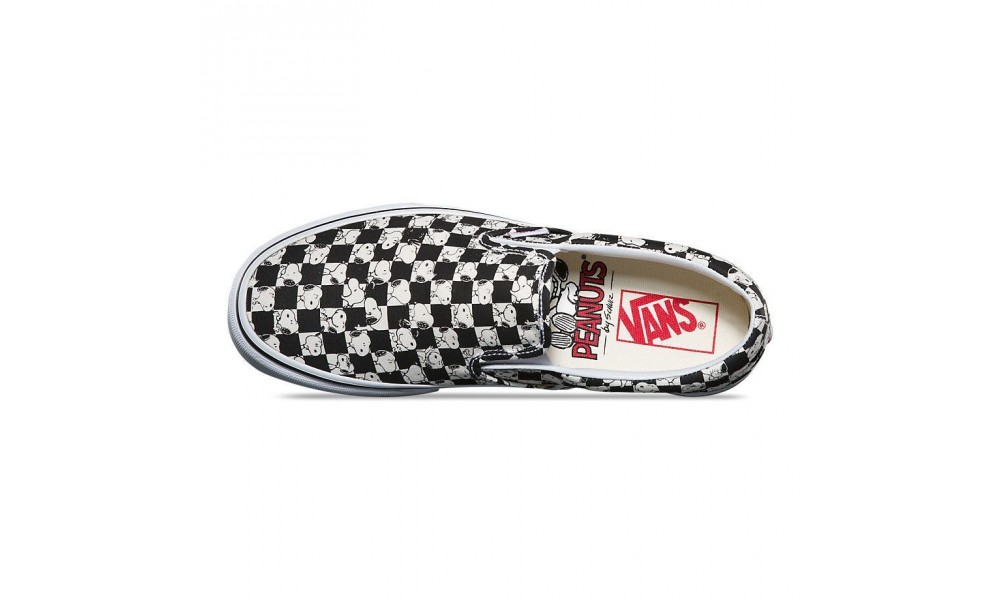 Snoopy checkerboard vans online